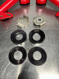 15-25 FORD MUSTANG GT BMR CRADLE BUSHING LOCKOUT KIT LVL 2: RED #939