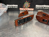 2012 CHEVY SILVERADO 2500 CREW CAB WOOD FRONT AND REAR WINDOW SWITCHES OEM #1379