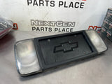 2001 C5 CORVETTE REAR LICENSE PLATE HOLDER  BACK UP REVERSE LIGHTS OEM #605