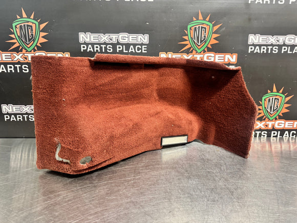 97-04 C5 CORVETTE CARGO TRUNK REAR RH CARPET FIRETHORN RED 10403334 #1150