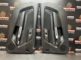2016 FORD MUSTANG GT BLK CLOTH INTERIOR DOOR PANELS OEM #815
