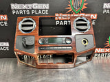 2008 FORD F250 RADIO BEZEL WOOD GRAIN 8C34-2504302-E OEM #561