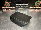 2015 CAMARO LEATHER CENTER CONSOLE LID W WHITE STITCH OEM #1539