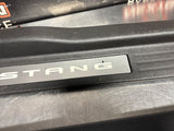 2011 FORD MUSTANG GT LH AND RH ILLUMINATED DOOR SILL TRIM SET OEM #1557