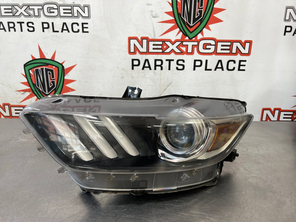 2015 FORD MUSTANG GT LH DRIVER SIDE HEADLIGHT OEM #576