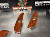 2011 GMC SIERRA 2500 CREW CAB WOOD FRONT AND REAR POWER WINDOW SWITCHES OEM 1200