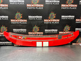 2012 MUSTANG GT500 RED WHITE STRIPES SPOILER WITH FLAP BR3V-6341602-BA OEM #1348