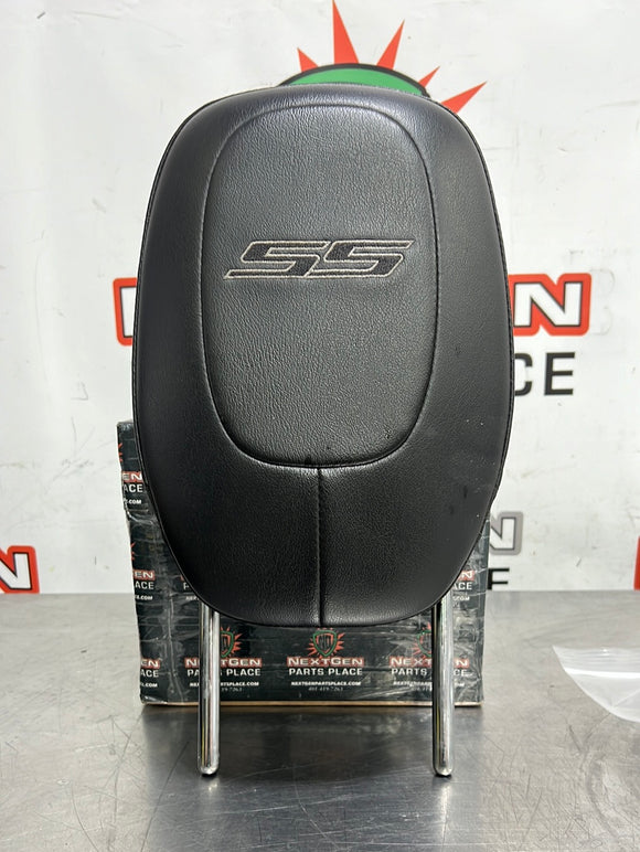 2014 CAMARO SS LF FRONT DRIVER SEAT HEADREST OEM #341