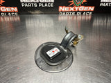 2013 FORD MUSTANG GT FUEL DOOR GAS LID TANK COVER MAGNETIC METALLIC GRAY OEM 877