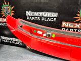 2012 MUSTANG GT500 RED WHITE STRIPES SPOILER WITH FLAP BR3V-6341602-BA OEM #1348
