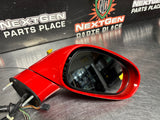 2007 C6 CORVETTE PASSENGER RH SIDE MIRROR VICTORY RED OEM #1255