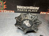 MOTO METAL GLOSS BLACK CENTER CAPS #3989