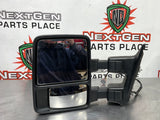 2008 FORD F250 LH DRIVER SIDE POWER FOLD TELESCOPIC HEATED MIRROR OEM #308