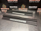 2011 FORD MUSTANG GT LH AND RH ILLUMINATED DOOR SILL TRIM SET OEM #1231