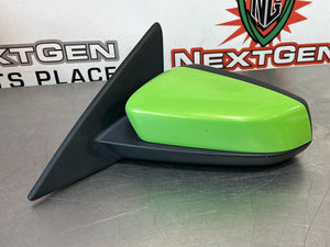 10-14 FORD MUSTANG GT LH DRIVER SIDE VIEW MIRROR GOTTA HAVE IT GREEN OEM #286