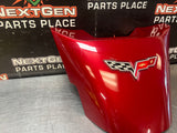 05 - 13 C6 CORVETTE CONVERTIBLE CRYSTAL RED CENTER CONSOLE WATERFALL OEM #1266