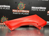 97-04 C5 CORVETTE RH SIDE SEAT BELT TRIM RED OEM 10258546 #798