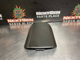 2010 CAMARO LEATHER CENTER CONSOLE LID W WHITE STITCH OEM #1006