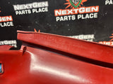 97-04 C5 CORVETTE RH SIDE SEAT BELT TRIM FIRETHORN RED OEM 10258546 #1425