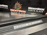 2013 FORD MUSTANG GT LH AND RH ILLUMINATED DOOR SILL TRIM SET OEM #1264