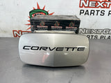 97- 04 C5 CORVETTE FRONT LICENSE PLATE COVER PEWTER OEM 10256977 #651