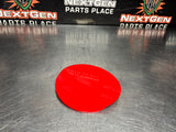 2016 FORD MUSTANG GT FUEL DOOR GAS LID TANK COVER RED OEM #815
