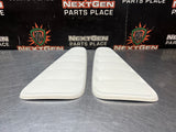 2013 FORD MUSTANG GT EXTERIOR REAR WINDOW LOUVERS WHITE OEM #1588