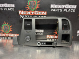 2011 CHEVY SILVERADO CENTER DASH RADIO BEZEL W 4WD CONTROL OEM #1070