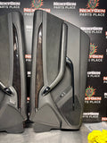 2012 CADILLAC CTS-V COUPE INTERIOR LH RH FRONT DOOR PANELS BLACK/WOODGRAIN OEM #1592