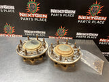 2012 GMC SIERRA FRONT BRAKE HUB ROTOR SPACER ADAPTERS 8 LUG 25807435 OEM #1172