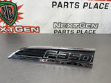 2011 FORD F350 DIESEL LH DRIVER SIDE FENDER EMBLEM BC34-25000A73-B OEM #517