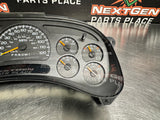 2006 CHEVY SILVERADO 2500HD 6.6L LBZ DIESEL SPEEDOMETER CLUSTER 15287356 #W474