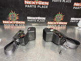 2005 C6 CORVETTE FRONT SEAT BELTS DRIVER / PASSENGER BLK OEM #1468