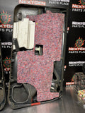 2005 PONTIAC GTO LH RH FRONT DOOR PANELS BLACK ALCANTARA AND LEATHER OEM #1191