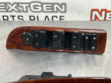 07-13 CHEVY SILVERADO CREW CAB WOOD LH RH RR LR POWER WINDOW SWITCHES OEM #384