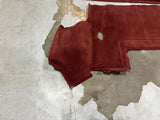 97-04 C5 CORVETTE REAR CARPET FIRETHORN RED COUPE OEM #1150