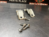 05-13 C6 CORVETTE FRONT SWAY BAR BRACKETS USED OEM (SET OF TWO) #1194