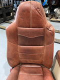 08-10 F250 KING RANCH REAR CAPTIAN SEATS WITH CENTER CONSOLE OEM  #3849
