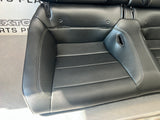 2015 MUSTANG GT REAR SEATS UPPER AND LOWER LEATHER BLACK OEM #295