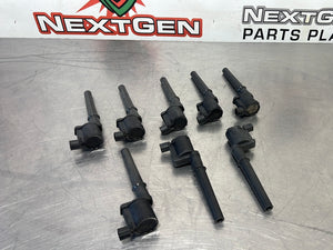 07-12 FORD MUSTANG 5.4 GT500 IGNITION COILS SET OF 8 OEM 4L7E-12A366-AB #C155