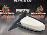 2011 FORD MUSTANG GT LH DRIVER SIDE VIEW MIRROR WHITE OEM #4065
