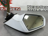 2014 CAMARO SS LH DRIVER SIDE MIRROR WHITE OEM #341