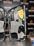 2014 CADILLAC CTS-V COUPE INTERIOR LH RH FRONT DOOR PANELS JET BLCK OEM #1233