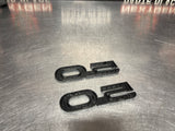 2017 FORD MUSTANG GT 5.0 FENDER EMBLEMS OEM #1079