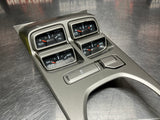 2014 CAMARO SS CONSOLE SHIFTER TRIM BEZEL AUXILIARY GAUGES OEM 22958836 #1008