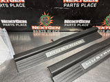 2014 FORD MUSTANG GT LH AND RH ILLUMINATED DOOR SILL TRIM SET OEM #1542