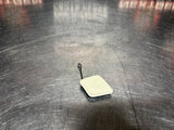 2011 CADILLAC CTS-V COUPE FRONT BUMPER TOW HOOK COVER WHITE DIAMOND OEM #1305