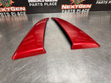 2012 FORD MUSTANG GT RH/LH REAR QUARTER SIDE SCOOPS CANDY RED OEM #928
