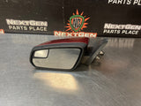 2014 FORD MUSTANG GT LH DRIVER SIDE VIEW MIRROR RED OEM #1253