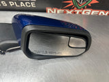2017 FORD MUSTANG GT RH PASSENGER SIDE VIEW MIRROR KONA BLUE OEM #1203